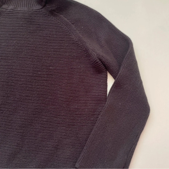 Simply Vera Vera Wang Women’s Side-Tie Ribbed Turtleneck Fall Winter Sweater - Picture 14 of 17